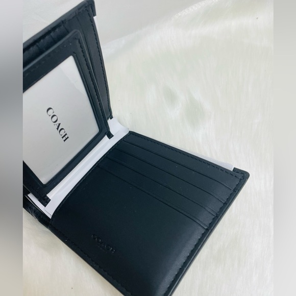 NWT Coach 3 in 1 wallet in Signature canvas with Como Print and Coach Patch - Picture 4 of 9